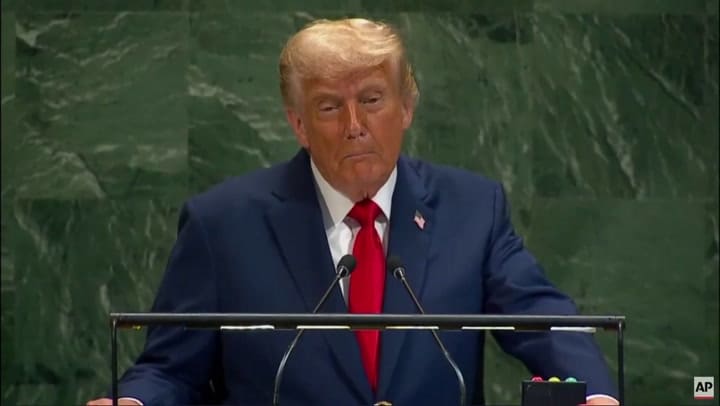 La queja de Trump por las fallas en el discurso de la ONU