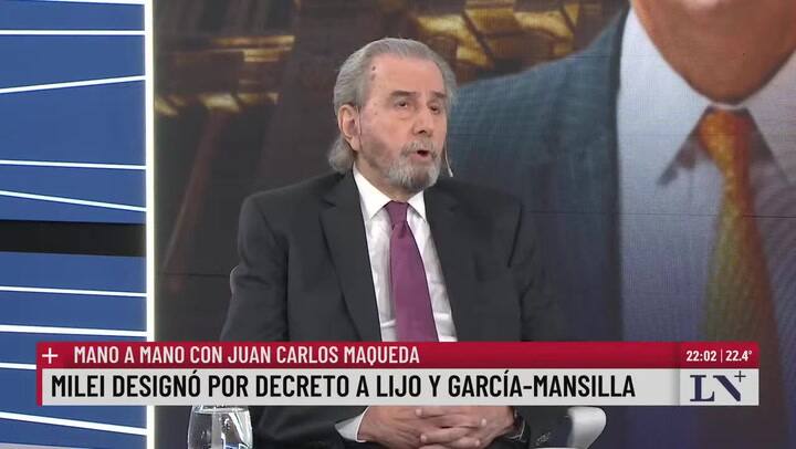 "La designación está al borde de la inconstitucionalidad": Juan Carlos Maqueda con Morales Solá