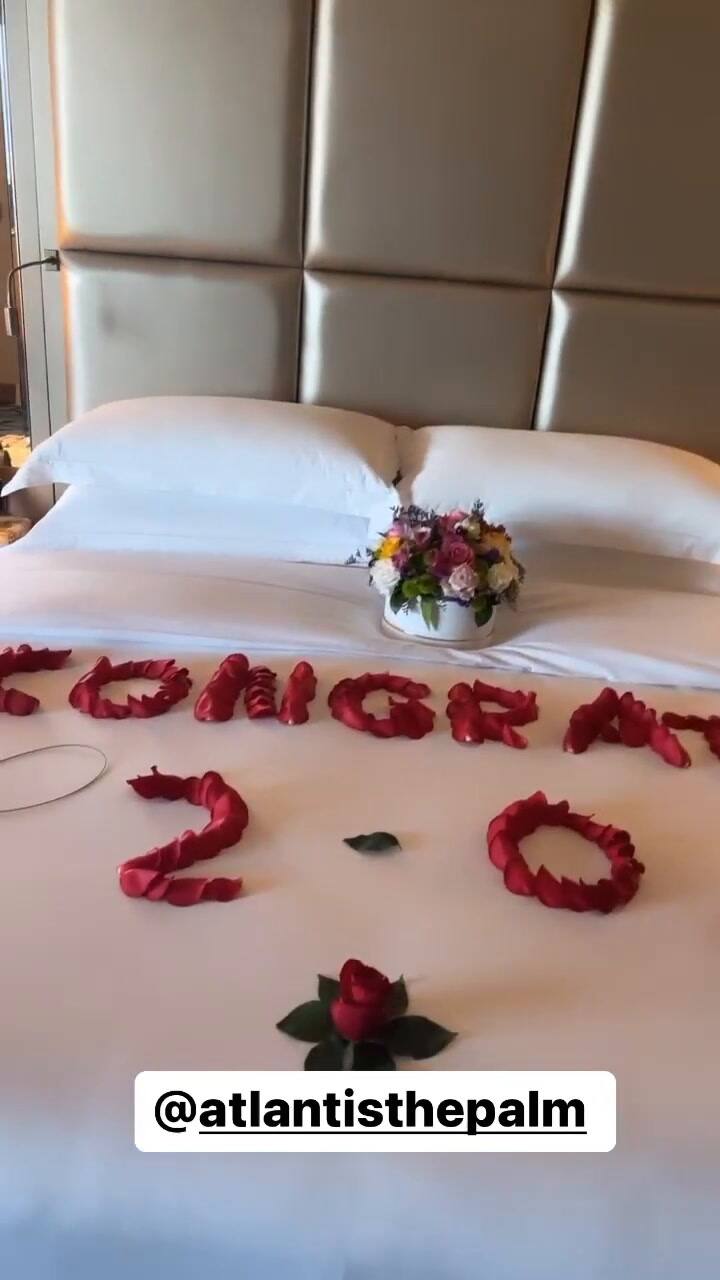 Así la recibieron en el hotel a Mandinha Martinez