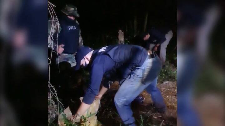 Prefectura secuestró una tonelada y media de marihuana en Misiones