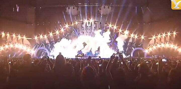 Apertura del show de los Backstreet Boys en Viña del Mar 2019 - Fuente: YouTube