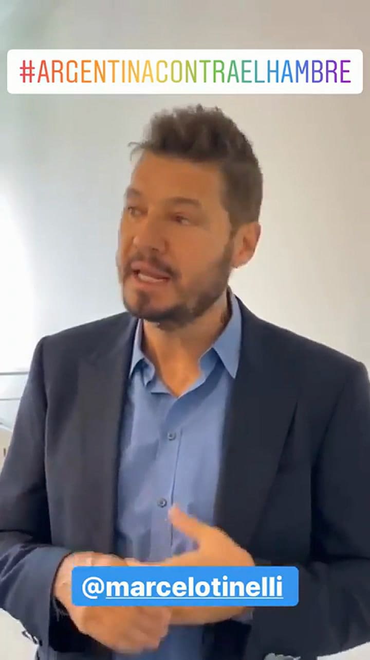 Las historias de Instagram de Alberto Fernandez junto a Tinelli