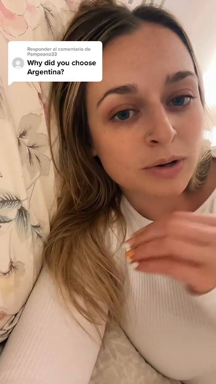 “Argentina me eligió a mí”, dijo la joven