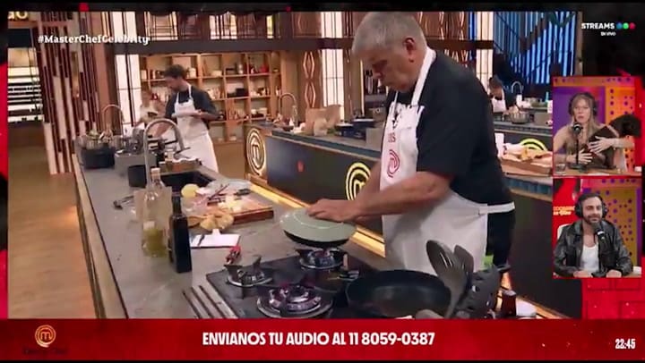 Luis Ventura sufrió un accidente en MasterChef Celebrity y tuvo que ser atendido de urgencia