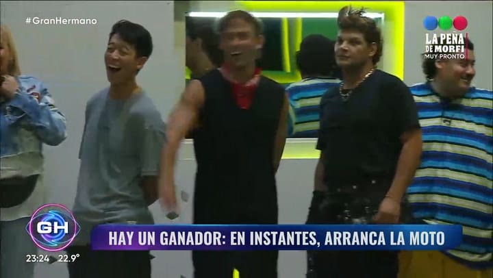 La etapa final del juego por la moto en Gran Hermano