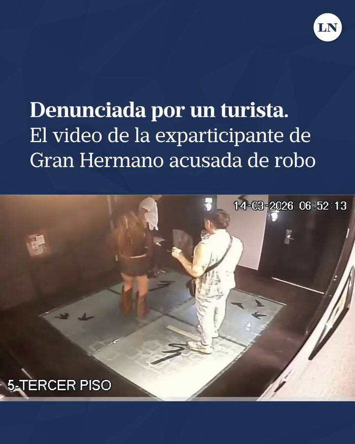 Denunciada por un turista: el video de la exparticipante de Gran Hermano acusada de robo