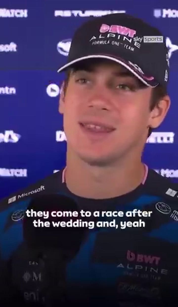 Franco Colapinto habló sobre la boda de Taylor Swift y sorprendió