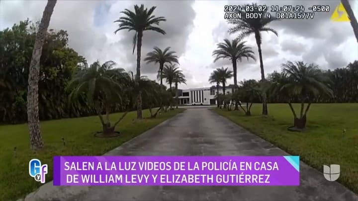 El tenso episodio policial en la casa de William Levy y Elizabeth Gutierrez