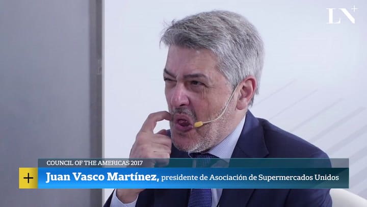 Entrevista a Juan Vasco Martínez, presidente de Asociación de Supermercados Unidos, en el Council of