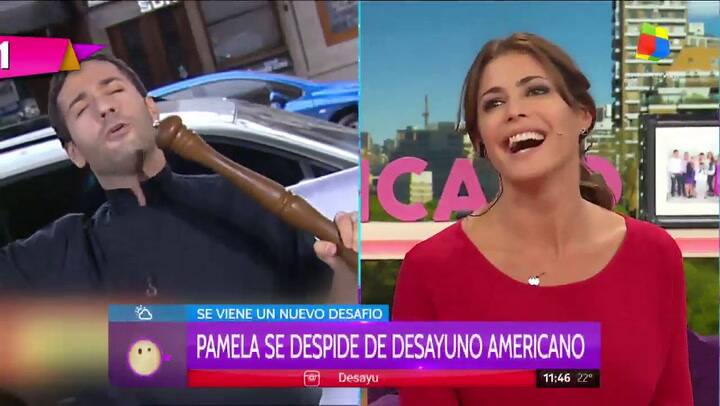 Pamela se despidió de Desayuno Americano