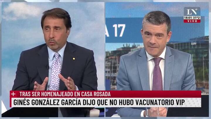 Reconocieron a Ginés González García por su trabajo y Eduardo Feinmann no se guardó nada: “Es vergonzoso”