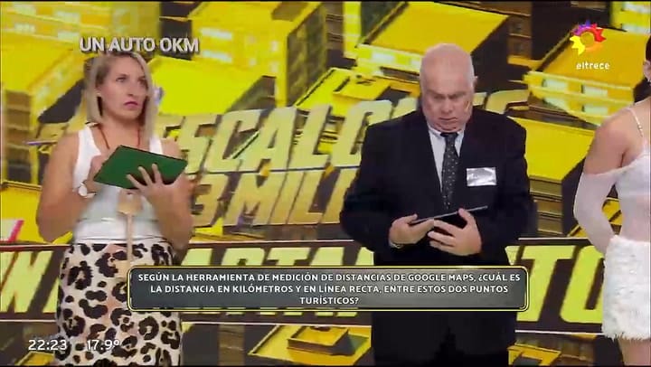 Los 8 escalones: le preguntaron por la distancia entre Buenos Aires y Miami y desconcerto a todos con su respuesta