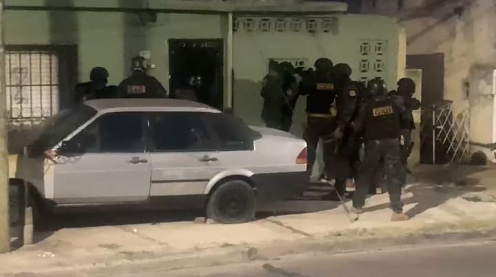 One of the operations carried out by the Buenos Aires Police