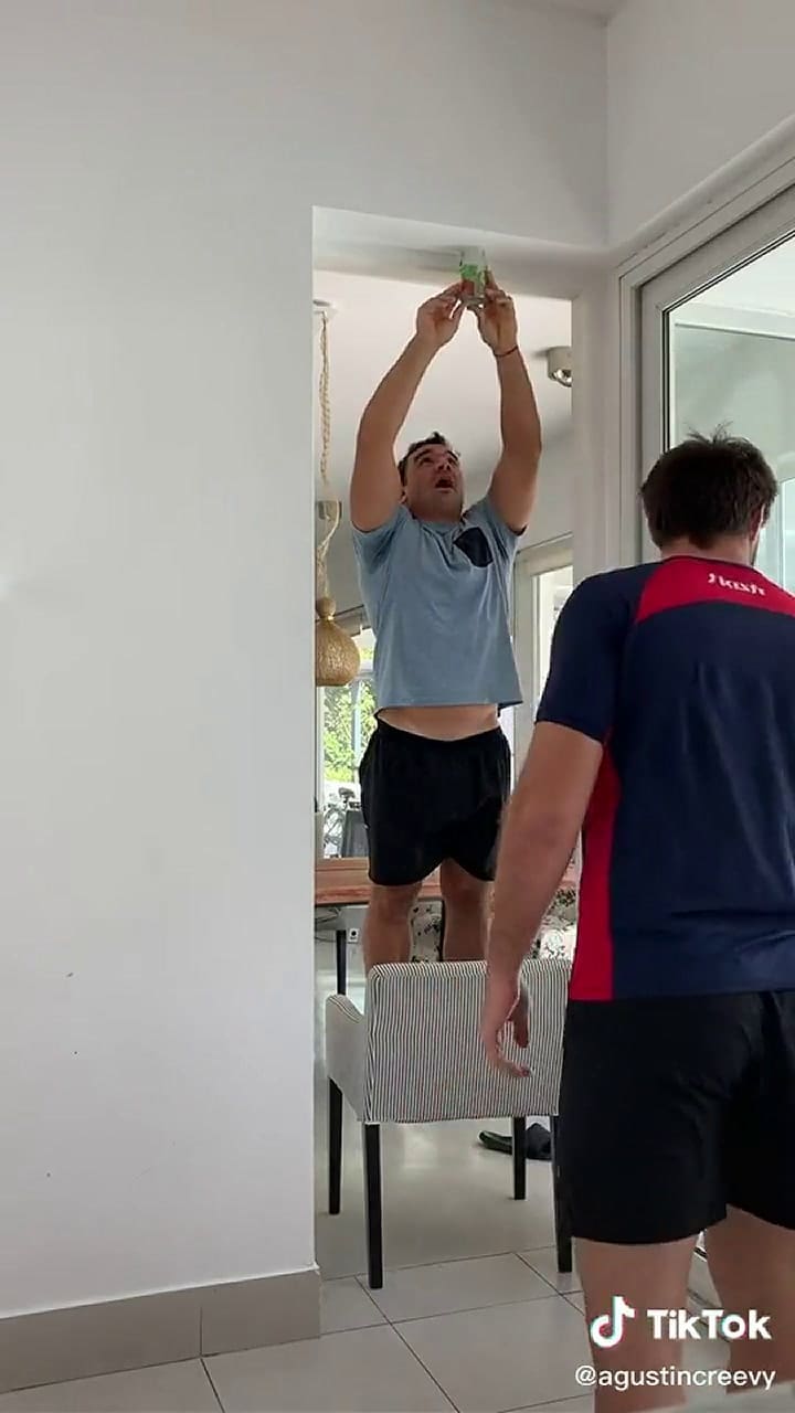 La broma de Agustin Creevy