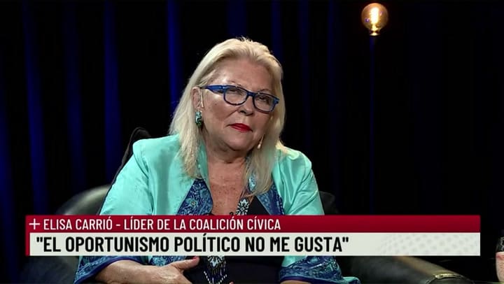 Carrió aseguró que Cristina tiene características 'fascistas'