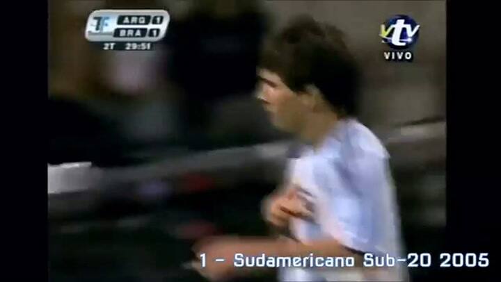 Todos los goles de Messi a Brasil - Fuente: YouTube