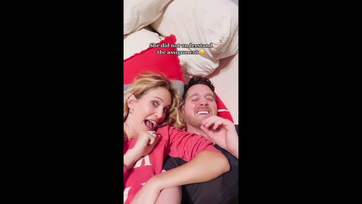 El cómico video de Michael Bublé y Luisana Lopilato