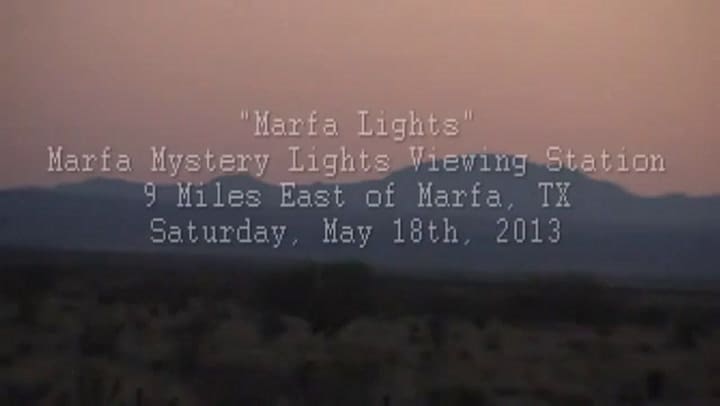 Luces de Marfa - 18 de mayo de 2013