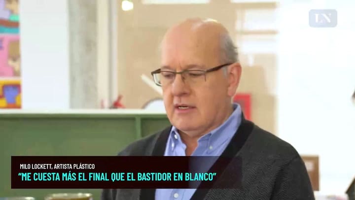 Milo Lockett “Me cuesta más el final que el bastidor en blanco”