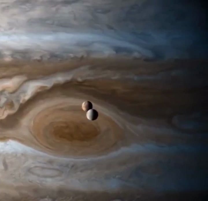 Las lunas de Júpiter son un gran atractivo para los astrónomos