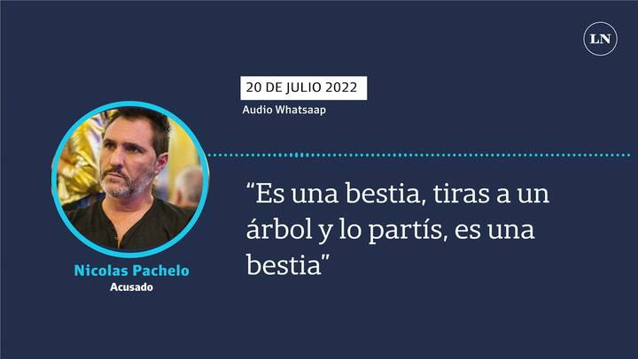 Nicolas Pachelo en una conversación telefónica hablando de Fusiles