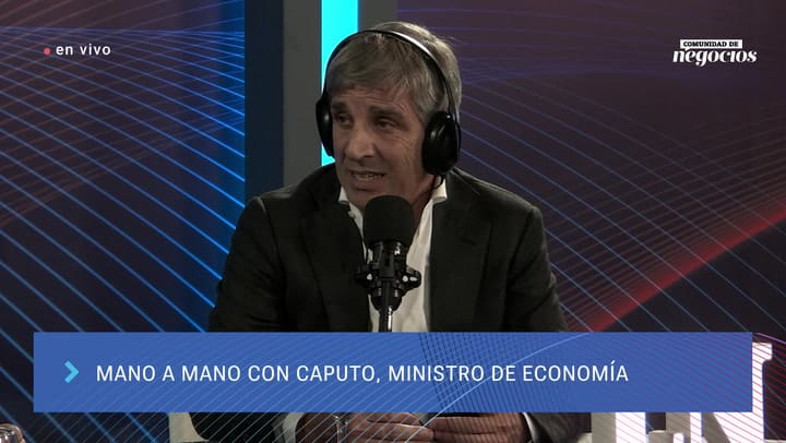Luis Caputo con José Del Rio - Comunidad de Negocios