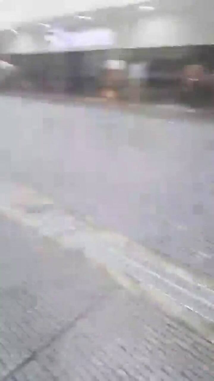 Intensas lluvias en el microcentro - Fuente: Twitter