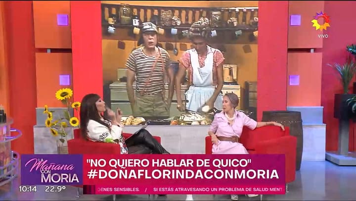 El llanto de Maria Fernanda Callejón al entrevistar a Florinda Meza: "A Chespirito lo tenés todos los días"