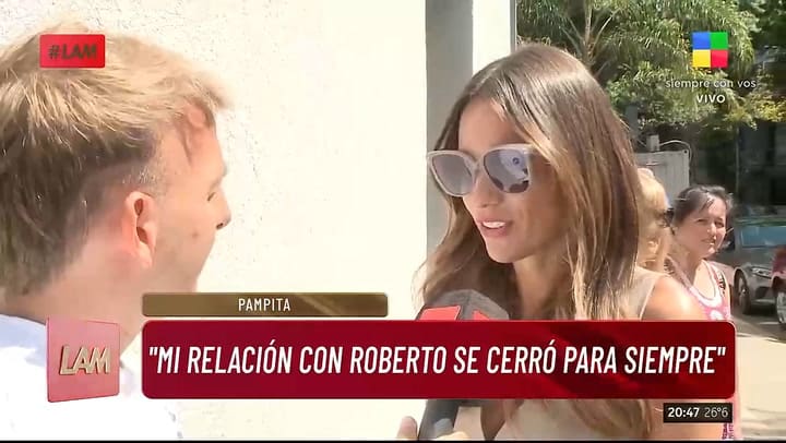 Pampita hablo de su relacion con Garcia Moritan y de su noviazgo con Martin Pepa