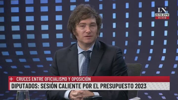 Javier Milei: 'Voy a votar en contra de este presupuesto'