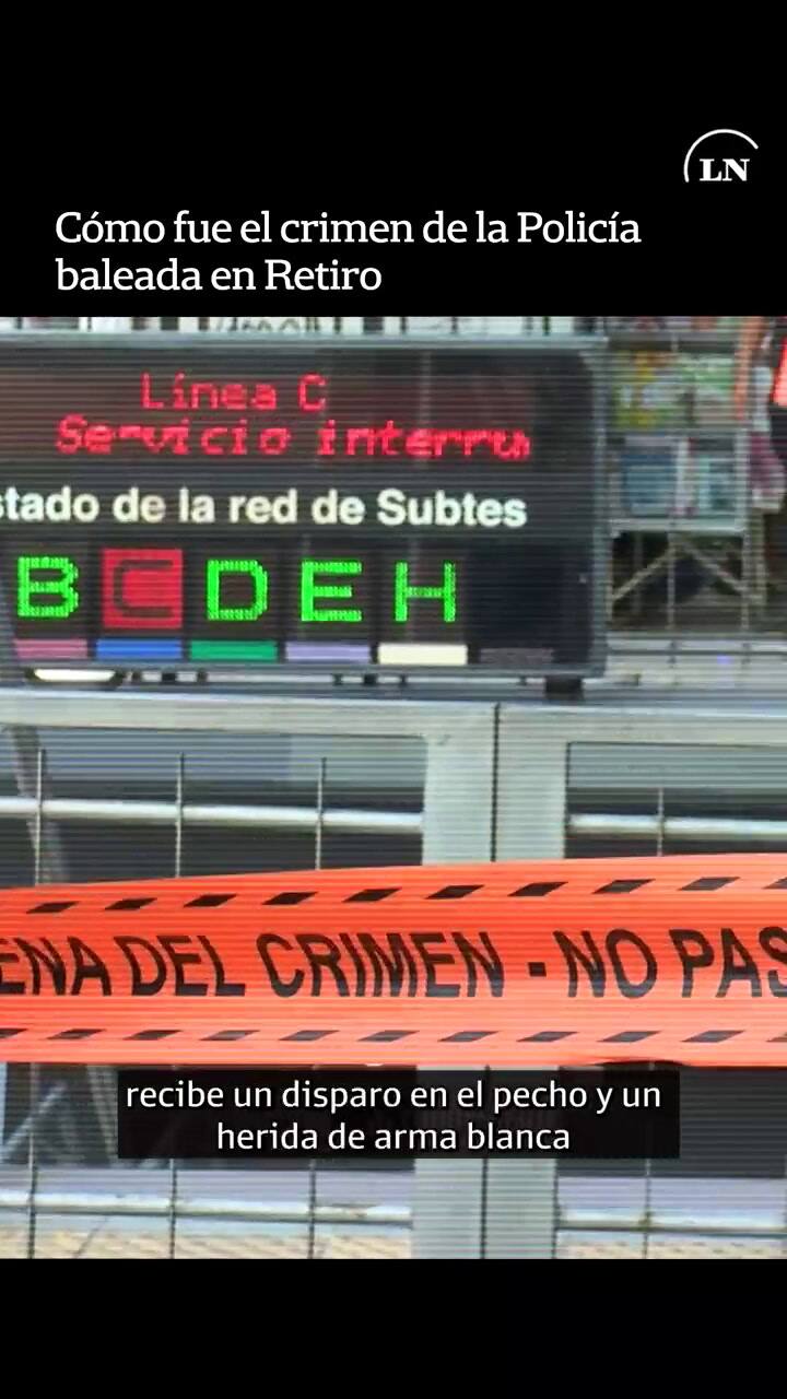 la oficial de la Policía de la Ciudad recibió un balazo que entró por el cuello