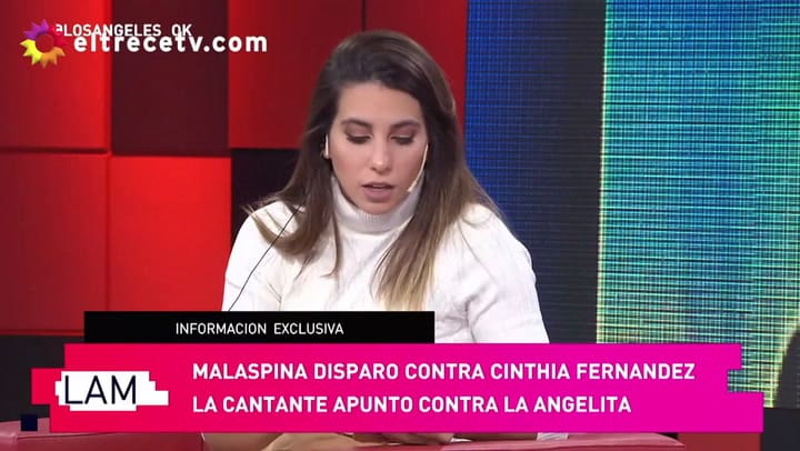Romina Malaspina fustigó a Cinthia Fernández - Fuente: eltrece