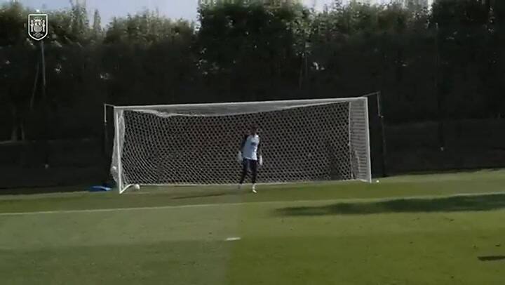 Los golazos de Ansu Fati en la práctica de España previo a Japón por el Mundial 2022