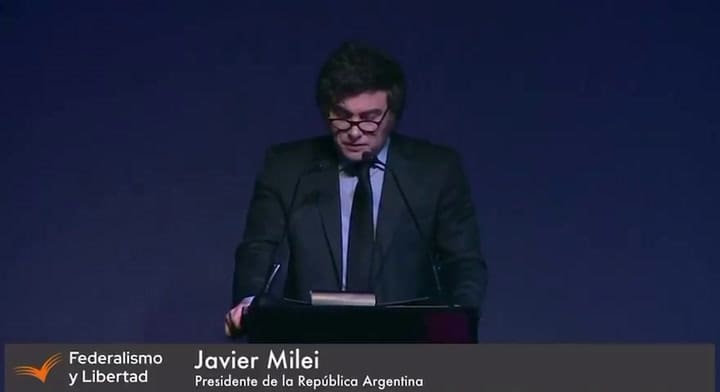 Javier Milei, en Tucumán, defendió a Cristian Ritondo y dijo que es víctima de operaciones