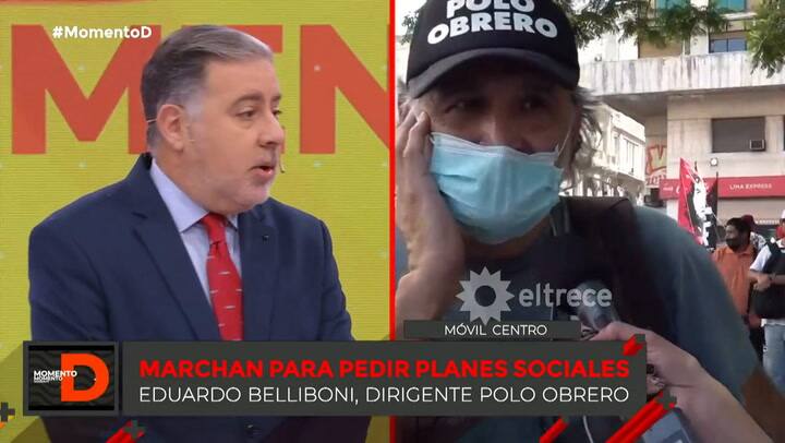 El cruce entre Cinthia Fernández y un dirigente del Polo Obrero