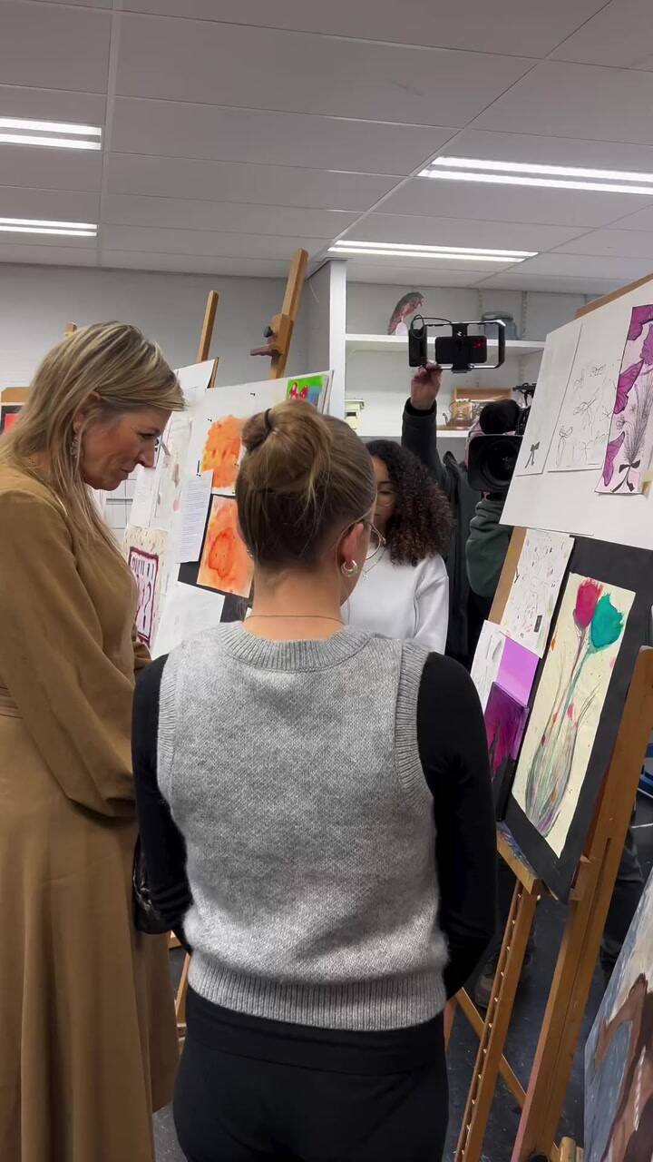 Máxima Zorreguieta sorprendió a todos en plena actividad protocolar