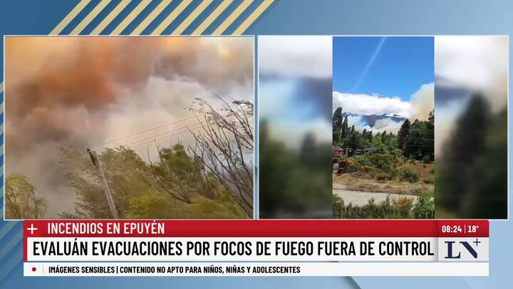Alerta en la Patagonia