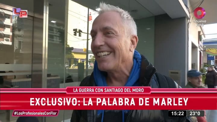Marley se refirió a su supuesta enemistad con Santiago del Moro: “No me ha saludado”