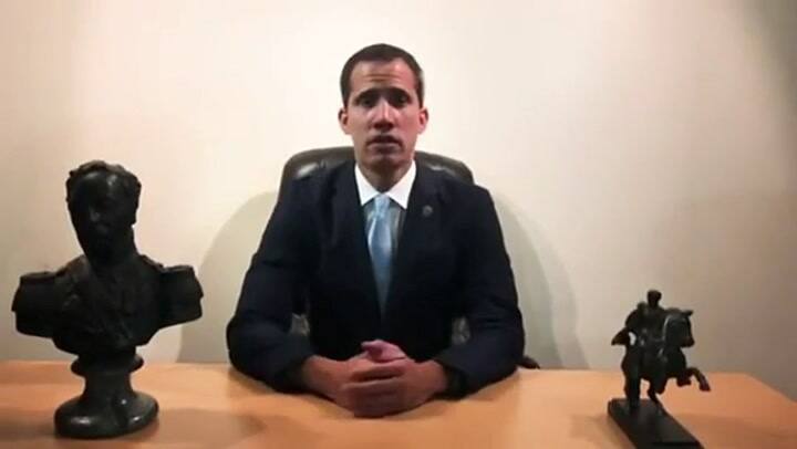 Mensaje de Juan Guaidó - Fuente: YouTube