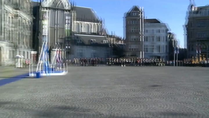 La recepción oficial de Macri y Awada en la Plaza Dam