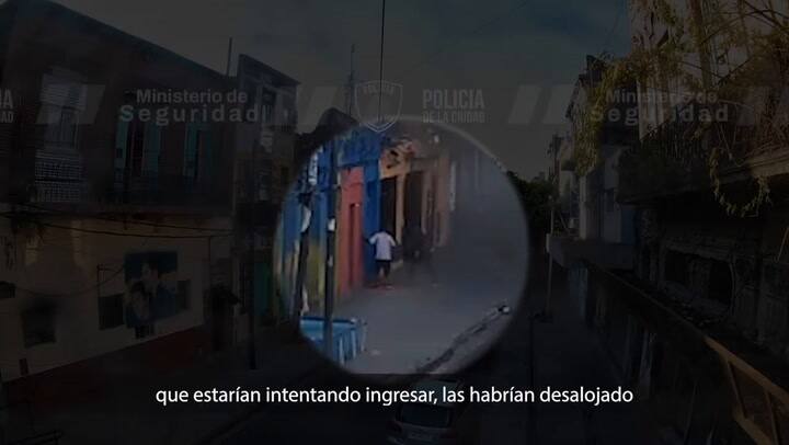Intentaban usurpar una casa tapiada en La Boca y fueron detenidos gracias a las cámaras del CMU