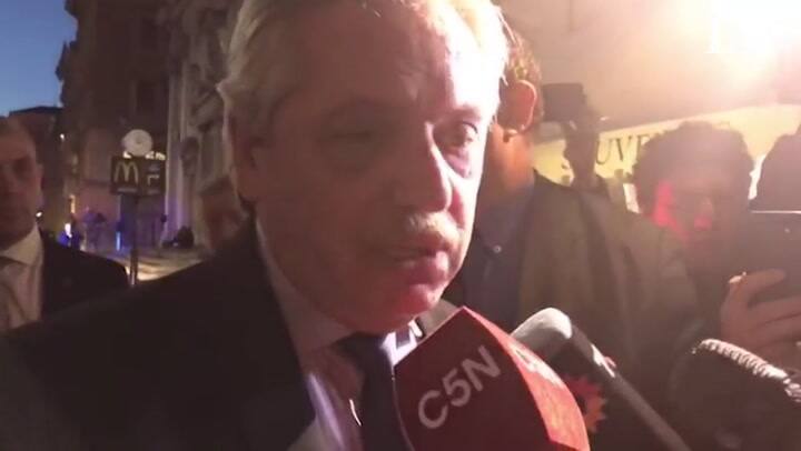 Alberto Fernández llegó a reunirse con Francisco