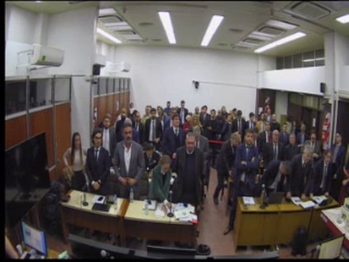 La audiencia donde le exhibieron las pruebas y la jueza Makintach seguía negando su participación en el documental