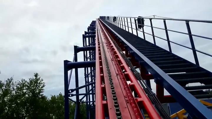 La montaña rusa Superman