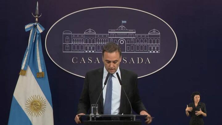 Conferencia de Prensa Manuel Adorni 23.01.24