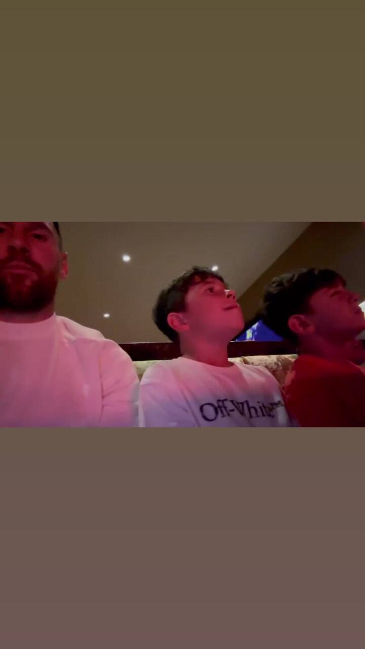 Lionel Messi y sus hijos asisten al recital de Ed Sheeran en Florida