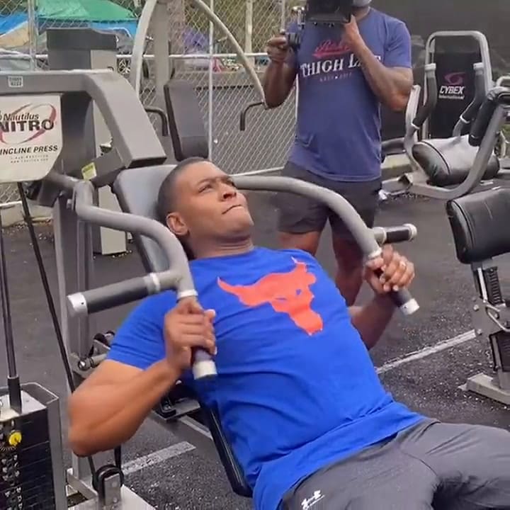 Arnold Schwarzenegger mostró una exigente rutina de entrenamiento (Ig: Schwarzenegger)