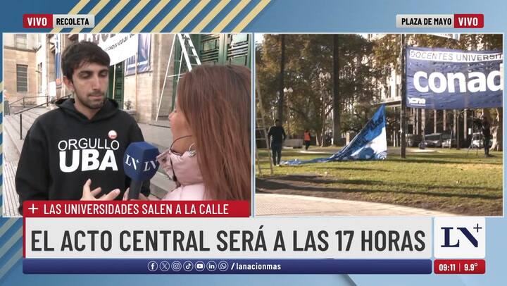Movilizacion en la UBA