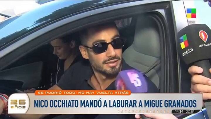 Nico Occhiato arremetió contra Migue Granados