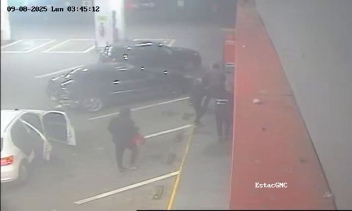 Mar del Plata: cinco delincuentes armados asaltaron una estación y se llevaron $20.000.000